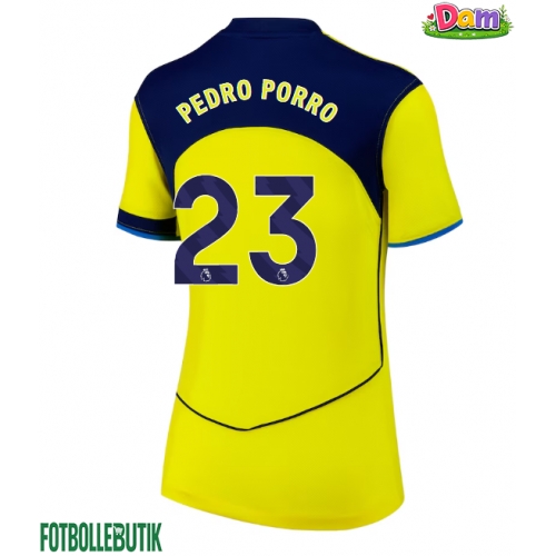 Tottenham Hotspur Pedro Porro #23 Tredje Tröja Kvinnor 2025-26 Kortärmad